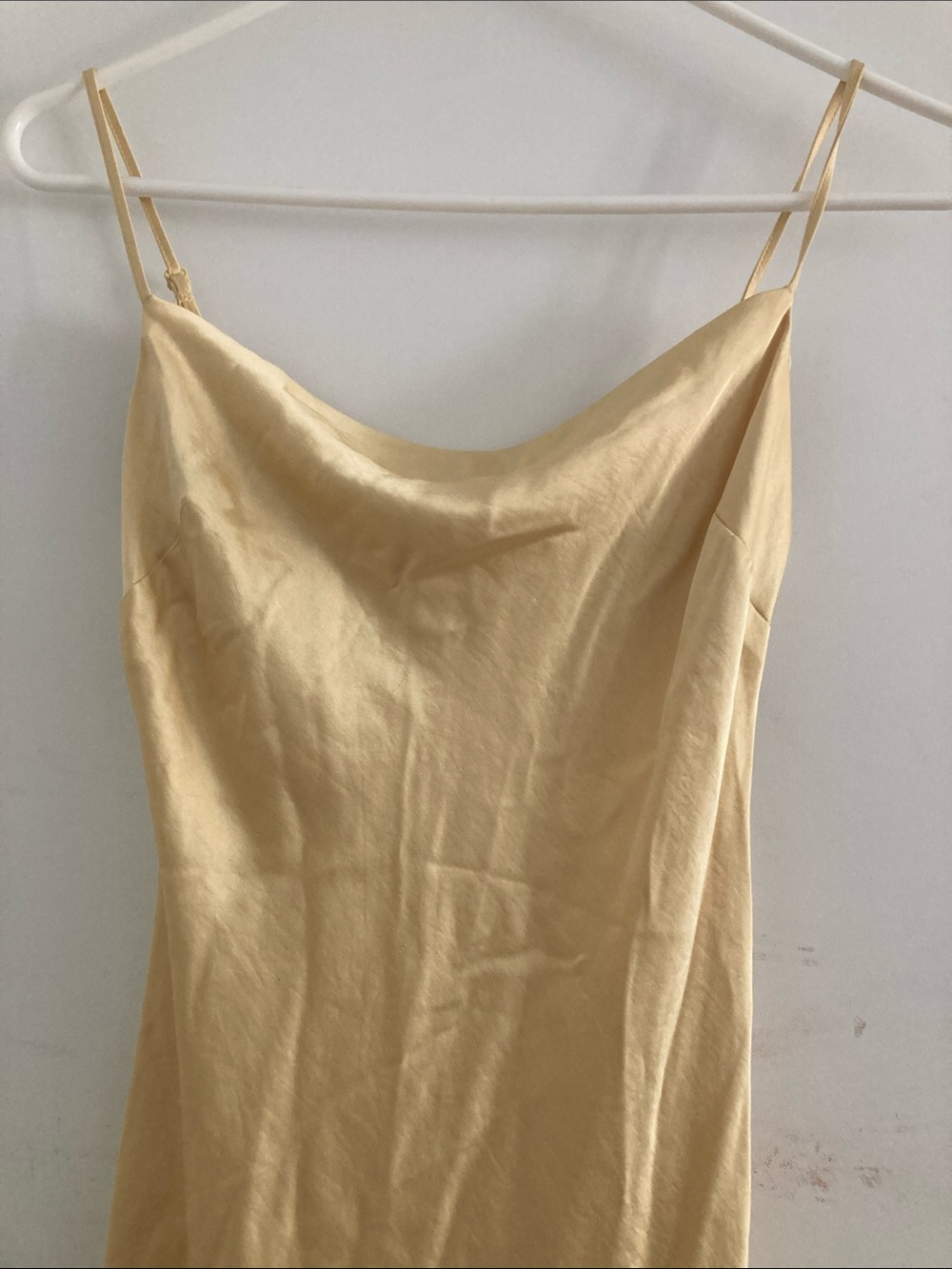 Express Yellow Slip Dress